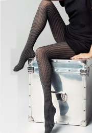 柄タイツ Veneziana PEPITONE 80