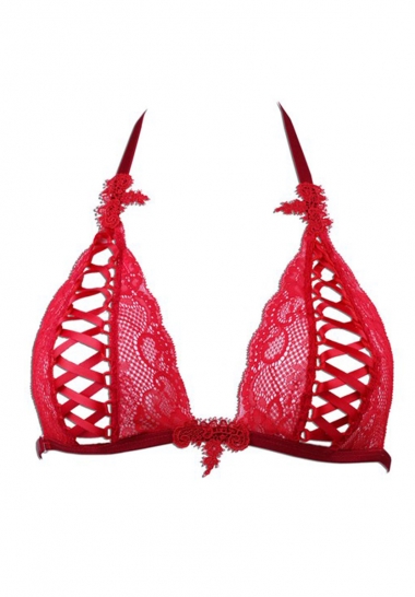 Bra LACE-UP OPEN BRA