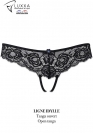 Luxxa BLUE RHINESTONE OPEN TANGA 3